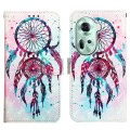 For OPPO Reno11 5G Global 3D Painting Horizontal Flip Leather Phone Case(Color Drop Wind Chimes)