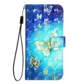 For OPPO A2 Pro 5G  / A3 Pro 5G 3D Painting Horizontal Flip Leather Phone Case(Golden Butterfly)