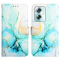 For OPPO A79 5G PT003 Marble Pattern Flip Leather Phone Case(Green)