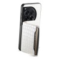 For OnePlus Ace 3 Crocodile Texture Card Bag Design Full Coverage Phone Case(White)