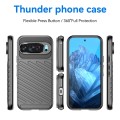 For Google Pixel 9 Thunderbolt Shockproof TPU Phone Case(Black)