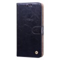 Oil Wax Texture Shockproof Flip Leather Phone Case For iPhone 15(Black)