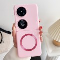 For Huawei Pocket 2 Skin Feel Magsafe Magnetic Shockproof PC Phone Case(Pink)