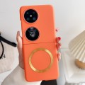 For Huawei Pocket 2 Skin Feel Magsafe Magnetic Shockproof PC Phone Case(Orange)