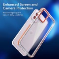 For Motorola Moto G Play 2024 Dual-Color Clear Acrylic Hybrid TPU Phone Case(Orange)