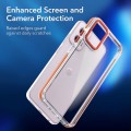 For Motorola Moto G Power 2024 Dual-Color Clear Acrylic Hybrid TPU Phone Case(Orange)