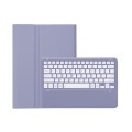 For Xiaomi Pad 6S Pro 12.4 Lambskin Texture Detachable Bluetooth Keyboard Leather Case(Purple)