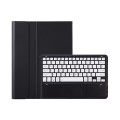 For Xiaomi Pad 6S Pro 12.4 Lambskin Texture Detachable Bluetooth Keyboard Leather Case(Black White)