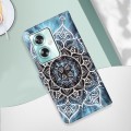 For OPPO A79 5G Colored Drawing Pattern Plain Weave Leather Phone Case(Undersea Mandala)