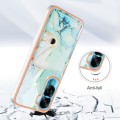 For Honor 90 Lite 5G Marble Pattern IMD Card Slot Phone Case(Green)