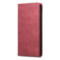 For Xiaomi Redmi Note 13 Pro 4G DF-05 Business Solid Color Magnetic RFID Leather Phone Case(Red)