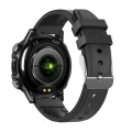ET482 1.43 inch AMOLED Screen Sports Smart Watch Support Bluethooth Call /  ECG Function(Black Leath