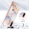 For Motorola Moto E7 Power / E7i Power Marble Pattern IMD Card Slot Phone Case(Galaxy Marble White)