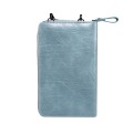 Elephant Pattern Multifunctional Cross Bag Phone Case(Sky Blue)