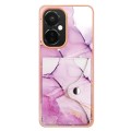 For OnePlus CE 3 Lite 5G / Nord N30 Marble Pattern IMD Card Slot Phone Case(Pink Purple Gold)