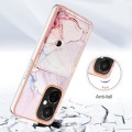 For OnePlus CE 3 Lite 5G / Nord N30 Marble Pattern IMD Card Slot Phone Case(Rose Gold)