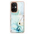 For OnePlus CE 3 Lite 5G / Nord N30 Marble Pattern IMD Card Slot Phone Case(Green)