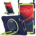 For Lenovo Tab M11 /Xiaomi Pad 11 2024 Silicone Hybrid PC Tablet Case with Holder & Shoulder Strap(N