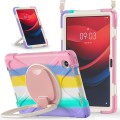 For Lenovo Tab M11 /Xiaomi Pad 11 2024 Silicone Hybrid PC Tablet Case with Holder & Shoulder Strap(C