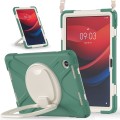 For Lenovo Tab M11 /Xiaomi Pad 11 2024 Silicone Hybrid PC Tablet Case with Holder & Shoulder Strap(E