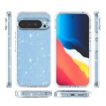 For ?Google Pixel 9 Pro Terminator Style Shockproof Phone Case(Glitter White)