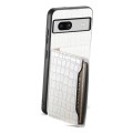 For Google Pixel 7a Crocodile Texture Card Bag Design Full Coverage Phone Case(White)