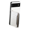 For Google Pixel 6 Crocodile Texture Card Bag Design Full Coverage Phone Case(White)