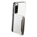 For Sony Xperia 5 IV Crocodile Texture Card Bag Design Full Coverage Phone Case(White)