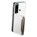 For Sony Xperia 5 III Crocodile Texture Card Bag Design Full Coverage Phone Case(White)