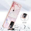 For Xiaomi Redmi Note 11 Pro / 11 Pro+ Marble Pattern IMD Card Slot Phone Case(Rose Gold)