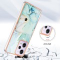 For Xiaomi Redmi Note 12 Pro 5G Global Marble Pattern IMD Card Slot Phone Case(Green)