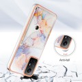 For Xiaomi Redmi Note 12S 4G Marble Pattern IMD Card Slot Phone Case(Galaxy Marble White)