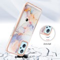 For Realme 9i / OPPO A36 Marble Pattern IMD Card Slot Phone Case(Galaxy Marble White)