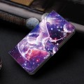For LG K51 Crystal Painted Leather Phone case(Unicorn)