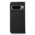 For Google Pixel 9 Pro KHAZNEH Nappa Top Layer Cowhide Leather Phone Case(Black)