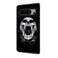 For Google Pixel 6 Crystal Painted Leather Phone case(Skull)
