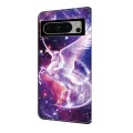 For Google Pixel 6a Crystal Painted Leather Phone case(Unicorn)