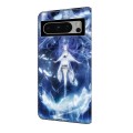 For Google Pixel 6 Pro Crystal Painted Leather Phone case(Magic Fairy)