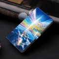 For Google Pixel 7 Pro 5G Crystal Painted Leather Phone case(Colorful Sky)