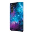 For Sony Xperia 1 V Crystal Painted Leather Phone case(Starry Sky)