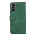 For Samsung Galaxy S21+ 5G ABEEL Color Block Magnetic RFID Leather Phone Case(Green-Black)