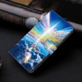 For Motorola Moto E20/E30/E40 Crystal Painted Leather Phone case(Colorful Sky)