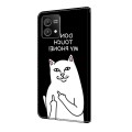For Motorola Moto G Power 2023 Crystal Painted Leather Phone case(Dont Touch My Phone)