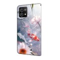 For Motorola Moto G Stylus 5G 2023 Crystal Painted Leather Phone case(Koi)