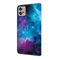 For Motorola Moto G10/G20/G30 Crystal Painted Leather Phone case(Starry Sky)