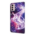 For Motorola Moto G42 Crystal Painted Leather Phone case(Unicorn)