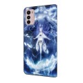 For Motorola Moto G42 Crystal Painted Leather Phone case(Magic Fairy)