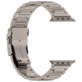 For Apple Watch SE 2022 40mm I-Shaped Titanium Metal Watch Band(Titanium)