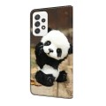 For OPPO A16/A16s/A54s/A54 4G/A55 5G Crystal Painted Leather Phone case(Panda)