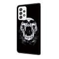 For OPPO A54 5G/A74 5G Crystal Painted Leather Phone case(Skull)